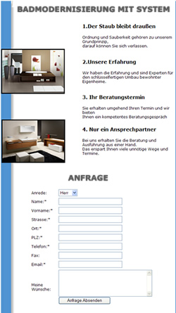 Landing Pages -Der beste Weg erfolgreich im Netz zu werben Landing Pages -Der beste Weg erfolgreich im Netz zu werben